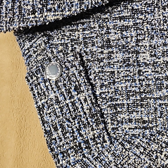 White House Black Market - NWT - Moto Style   Jacket - Size 14 - Blue Celeste - Picture 6 of 11